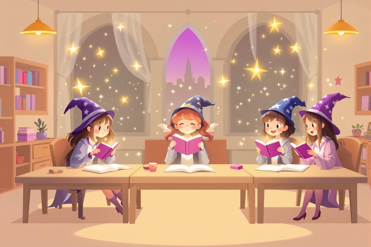 ai短剧制作软件 - 《魔法学院日常》第10集：考试大作战